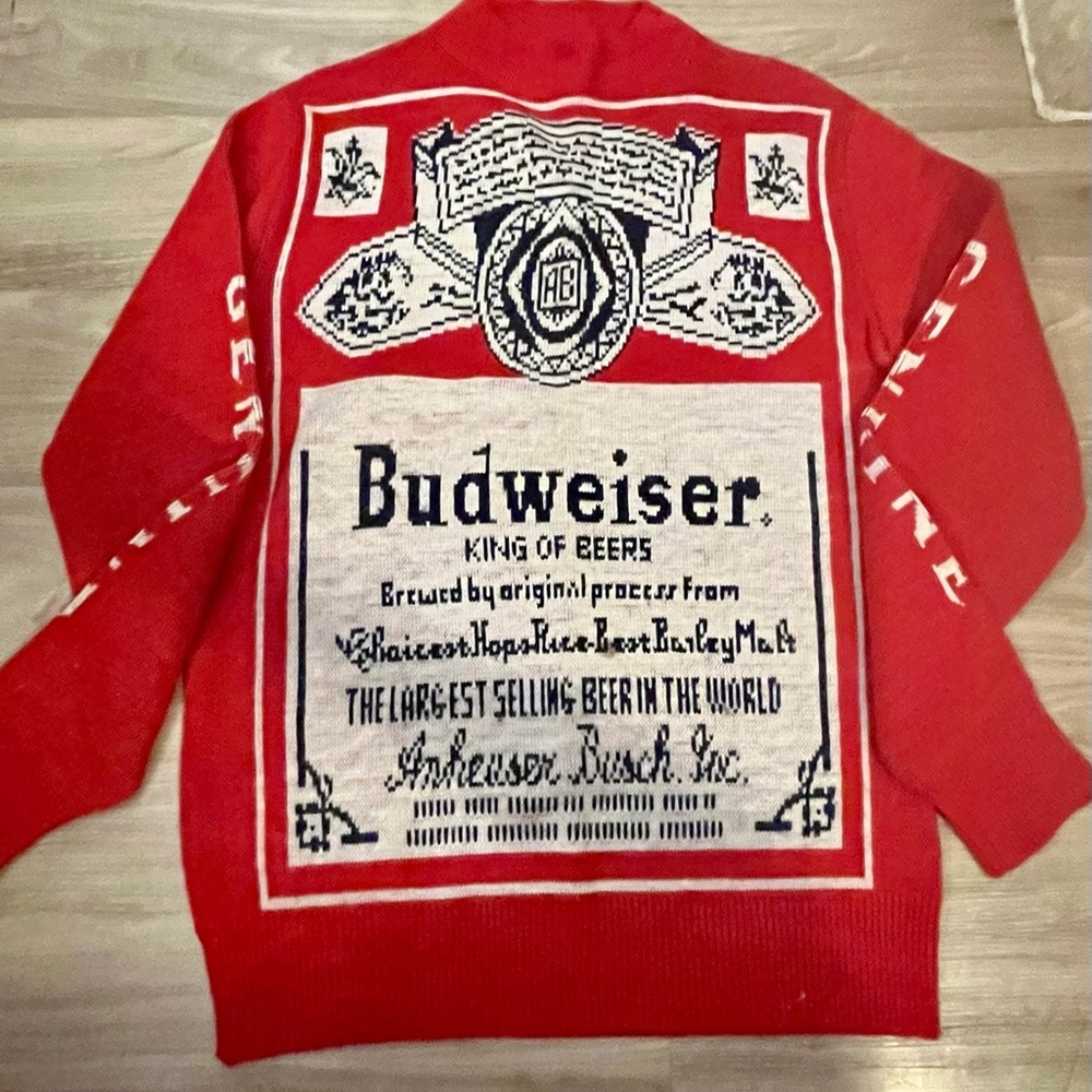 Vintage Budweiser sweater